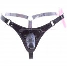 Vibrating Strap-On Dildo Wearable Panties Sm Harness With Realistic Silicone Dildo Couple Women Lesb