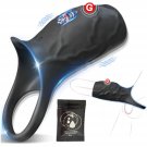Vibrating Penis Sleeve Cock Ring, Couples Adult Sex Toys For Men Women, Pleasure Penis Ring Vibrator