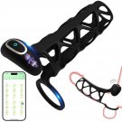 Vibrating Penis Sleeve Cock Ring, Couples Adult Sex Toys For Men Women, Penis Vibrator With App Cont Vibrating Penis Sleeve Cock Ring, Couples Adult Sex Toys For Men Women, Penis Vibrator With App Cont