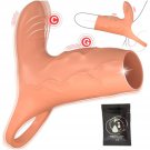 Vibrating Penis Sleeve Cock Ring With Clitoral Stimulator, Penis Ring Vibrator Extender For G Spot S Vibrating Penis Sleeve Cock Ring With Clitoral Stimulator, Penis Ring Vibrator Extender For G Spot S