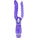 Vibrating Double-Ended Dildos, Multi Speed Dual Penetration Sex Toys With Lifelike Glans Veins And A Vibrating Double-Ended Dildos, Multi Speed Dual Penetration Sex Toys With Lifelike Glans Veins And A