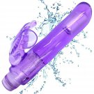 Vibrating Dildo Butterly Clit Stimulator Waterproof Multi-Speed Vibrations Adult Sex Toy Vibrating Dildo Butterly Clit Stimulator Waterproof Multi-Speed Vibrations Adult Sex Toy