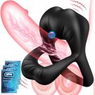 Vibrating Cock Ring With Sexy Lip Clitoris Stimulator, Stretchy Penis Ring Sex Toys For Men Erection Vibrating Cock Ring With Sexy Lip Clitoris Stimulator, Stretchy Penis Ring Sex Toys For Men Erection