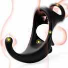 Vibrating Cock Ring With Removable Bullet Anal Vibrator Butt Plug,Silicone Penis Rings Male Sex Toys Vibrating Cock Ring With Removable Bullet Anal Vibrator Butt Plug,Silicone Penis Rings Male Sex Toys