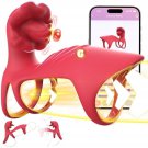 Vibrating Cock Ring Sex Toys For Couples Men - App Remote Control Vibrators Penis Sleeve With Tongue Vibrating Cock Ring Sex Toys For Couples Men - App Remote Control Vibrators Penis Sleeve With Tongue