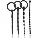 Urethral Probe Wand With Ring Silicone Chastity Holy Urethral Sound Beads Hollow Urethral Plug Probe Urethral Probe Wand With Ring Silicone Chastity Holy Urethral Sound Beads Hollow Urethral Plug Probe