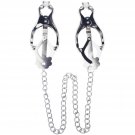 Unisex Couple Flirting Breast Clamp Cosplay Props Adjustable Bondage Metal Chain Nipple Clamp Sex To Unisex Couple Flirting Breast Clamp Cosplay Props Adjustable Bondage Metal Chain Nipple Clamp Sex To