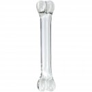 Unique Anal Plug The Shape Of Bones Glass Sex Products For Women Crystal Dildo In Three Different Si