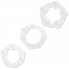 Triple Cock Ring Set - Stretchy Textured Penis Rings - Beginner Friendly & Waterproof - 3 Pack - Cle Triple Cock Ring Set - Stretchy Textured Penis Rings - Beginner Friendly & Waterproof - 3 Pack - Cle
