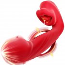 Thrusting Vibrator Rose Sex Toy - Tongue Toy For Women With 7 Licking Vibrating Flapping Sucking Vib Thrusting Vibrator Rose Sex Toy - Tongue Toy For Women With 7 Licking Vibrating Flapping Sucking Vib