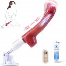 Thrusting Dildo Vibrator Sex Toys, 10"" Realistic Dildos Sex Machine With 9 Thrusting & Wiggle-Vibra Thrusting Dildo Vibrator Sex Toys, 10"" Realistic Dildos Sex Machine With 9 Thrusting & Wiggle-Vibra