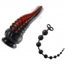Tentacle Dildo Vibrator + 22Inch Super Long Anal Beads Tentacle Dildo Vibrator + 22Inch Super Long Anal Beads