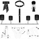 Spreader Bar Sex Toys With Wrist Ankle Neck Collar Restraint Kits Adjustable Ankle Cuffs Neck Collar