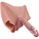 Silicone Wearable Dildo Panties,Male Penis Extender Sleeve With Strap-On Dildo, Realistic Penis Slee Silicone Wearable Dildo Panties,Male Penis Extender Sleeve With Strap-On Dildo, Realistic Penis Slee