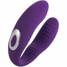 Rechargeable 12-Frequency U-Shaped Vibrator Wearing Vibrator Couple Sex G-Spot-Purple Rechargeable 12-Frequency U-Shaped Vibrator Wearing Vibrator Couple Sex G-Spot-Purple