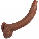 Realistic Long Dildo With Realistic Glans & Penile Texture,Giant Penis With Strong Suction Cup For D Realistic Long Dildo With Realistic Glans & Penile Texture,Giant Penis With Strong Suction Cup For D