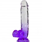 Realistic Dildo Sex Toys For Woman, 8.7"" Soft G-Spot Dildo With Strong Suction Cup, Lifelike Clear- Realistic Dildo Sex Toys For Woman, 8.7"" Soft G-Spot Dildo With Strong Suction Cup, Lifelike Clear-