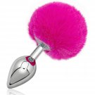 Rabbit Tail Anal Plug,Metal Buttplug,Anal Toys For Men And Women Beginners And Veteran Player,Sex To