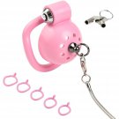 Press Lock Chastity Cage For Men With 5 Cock Rings And Pull Rope, Abs Round Head Chastity Devices Wi Press Lock Chastity Cage For Men With 5 Cock Rings And Pull Rope, Abs Round Head Chastity Devices Wi