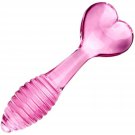 Pink Heart-Striped Glass Anal Plug, Crystal Glass Anal Plug,Anal Trainer, Crystal Butt Plug,Anal Exp Pink Heart-Striped Glass Anal Plug, Crystal Glass Anal Plug,Anal Trainer, Crystal Butt Plug,Anal Exp