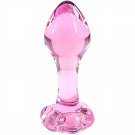 Pink Crystal Anal Dildo Glass Anal Butt Plug Anus Stimulator In Adult Games For Couples, Erotic Sex Pink Crystal Anal Dildo Glass Anal Butt Plug Anus Stimulator In Adult Games For Couples, Erotic Sex