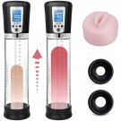 Penis Vacuum Pump With Pocket Pussy, Rechargeable Automatic High-Vacuum Penis Masturbator Enlargemen