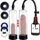 Penis Pump Male Sex Toys With 3 Penis Rings, Manual Penis Vacuum Pump Penis Extender Enlarger, Cock Penis Pump Male Sex Toys With 3 Penis Rings, Manual Penis Vacuum Pump Penis Extender Enlarger, Cock
