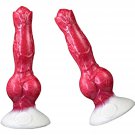Optional Size Silicone Made Artificial Wolf Dildo Multi Color With Suction Soft Knotty (S) Optional Size Silicone Made Artificial Wolf Dildo Multi Color With Suction Soft Knotty (S)
