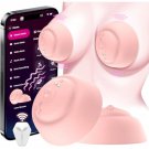 Nipple Toys Vibrator For Women With Remote Control, Wireless Nipple Clamps Sucking With 10 Vibrating