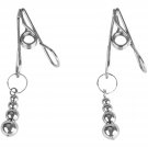 Nipple Clamps Clip With Small Balls Adjustable Metal Nipple Clamps Non-Piercing On Nipple Rings Meta Nipple Clamps Clip With Small Balls Adjustable Metal Nipple Clamps Non-Piercing On Nipple Rings Meta
