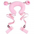 Neck Pillow With Adjustable Plush Handcuffs And Leg Straps For Adults Bondage Sex Toys Restraints Ge Neck Pillow With Adjustable Plush Handcuffs And Leg Straps For Adults Bondage Sex Toys Restraints Ge