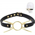 Metals Open Mouth Gag Adjustable Leather Bdsm Gags & Muzzles Restraints Bite Gag Fetish Sex Toys For Metals Open Mouth Gag Adjustable Leather Bdsm Gags & Muzzles Restraints Bite Gag Fetish Sex Toys For