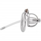 Metal Male Chastity Device Steel Stainless Cock Cage Sex Toy Ring With Tube C140 (1.57 Inch / 40Mm) Metal Male Chastity Device Steel Stainless Cock Cage Sex Toy Ring With Tube C140 (1.57 Inch / 40Mm)