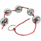 Metal Anal Puller With 5 Pullers And String, Bdsm Fetish Anal Dilator Anal Plug, Multi-Play Portable Metal Anal Puller With 5 Pullers And String, Bdsm Fetish Anal Dilator Anal Plug, Multi-Play Portable