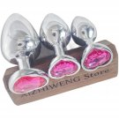 Metal Anal Plug Set, 3Pcs - Sex Toys For Adults, Premium Adult Toys, Durable Anal Toys For Beginners