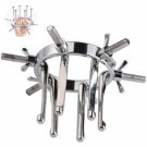 Metal Anal Expander Vaginal Expander,Adjustable Anal Dilator Vaginal Dilator Bdsm Sm Adjustable Butt