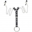 Men'S Bondage Stainless Steel Nipple Clamps 2In1 Sm Erotic Breast Clamp With Penis Ring Adjustable N Men'S Bondage Stainless Steel Nipple Clamps 2In1 Sm Erotic Breast Clamp With Penis Ring Adjustable N