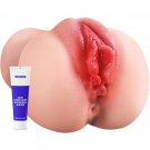 Male Sex Toys Realistic Pocket Pussy For Men - Male Masturbator Stroker With Plump & Wrinkled Pussy,