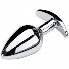 Male Sex Toys Bullet Head Metal Anal Plug Anchor Luxury Jewelry Base Butt Plug For Couple Pleasure Male Sex Toys Bullet Head Metal Anal Plug Anchor Luxury Jewelry Base Butt Plug For Couple Pleasure