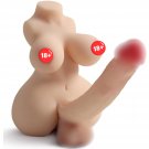 Male Sex Doll For Women With Realistic Dildo,Life Size Shemale Sex Doll Full Size Torso Adult Sex Do