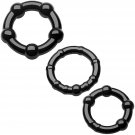 Male Penis Ring 3 Pcs Cock Rings Kits Delay Rings With Massager Bumps For Longer Harder Stronger Ere