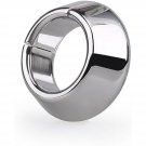 Male Penis Cock Ring Smooth Arc Ring Delay Ring Stainless Steel Scrotum Ball Stretcher Weights Pleas