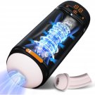 Male Masturbator Penis Pump - Male Sex Toys For Men With Upgrade 12 S Vacuum Pump & 10 Thrusting Rot