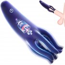 Male Masturbator Male Sex Toy, 10 Vibration Modes Silicone Penis Vibrator All Around Stimulation Pen