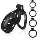 Male Chastity Cage Cock Cage, Lightweight Resin Chastity Cage, 3D Printed Black Bondage Device, Hidd Male Chastity Cage Cock Cage, Lightweight Resin Chastity Cage, 3D Printed Black Bondage Device, Hidd