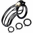 Male Chastity Cage - Large Metal Cock Cage Chastity Device Locked With 3 Sizes Rings And 2 Keys, Adu Male Chastity Cage - Large Metal Cock Cage Chastity Device Locked With 3 Sizes Rings And 2 Keys, Adu