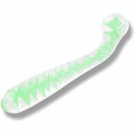 Luminous Crystal Glass Dildo Anal Butt Plug Wand Adult Sex Toy, Curved Design Dildo Anal Plugs G-Spo
