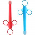 Lube Applicator For Women Man, 2Pcs Injector With 10Ml Scale Smooth Rounded Cap, Reusable, Easy To C