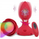 Light Up Rose Anal Plug With Remote Control – 10 Vibration & Rotation Modes For Men, Women & Coupl Light Up Rose Anal Plug With Remote Control – 10 Vibration & Rotation Modes For Men, Women & Coupl