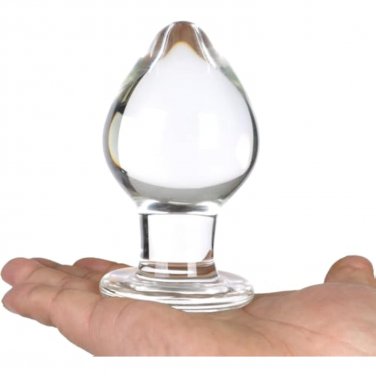 Large Anal Plug Crystal Mushroom Shape Butt Plug Glass Massage Bum Plug Sex  Toys For Women Men Mastu